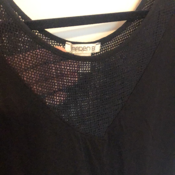 Arden B Black Stretchy Top - Picture 3 of 4